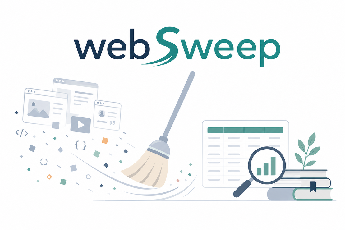 WebSweep: Collecting Website Text for Research